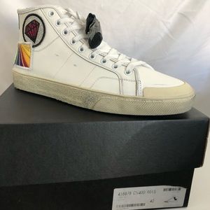 Saint Laurent distressed court sneaker EU 42 US 9